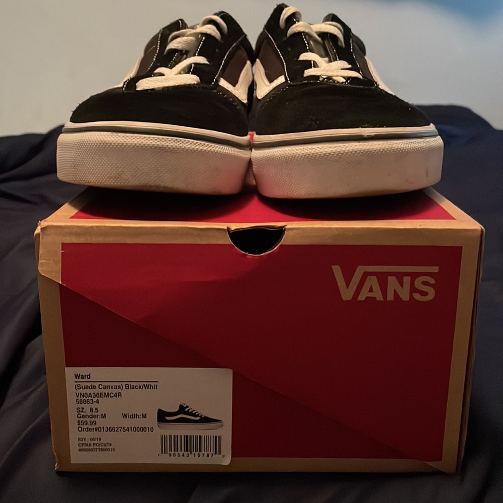 Vans suede canvas shoes